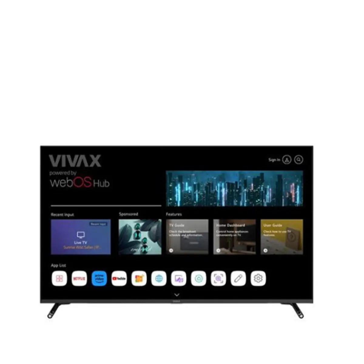 Vivax Televizor Vivax 65S60WO, Smart, Led, 4K UHD, 65”(163cm), DVB-T2