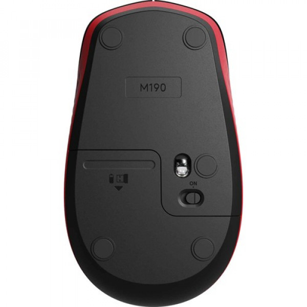 Logitech Miš Logitech M190 opti wireless Red 910-005908