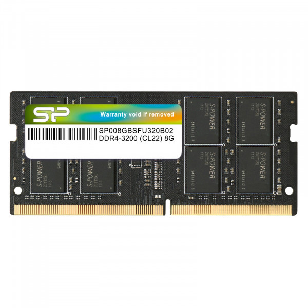 SILICON POWER RAM SODIMM DDR4 8GB 3200MHz Silicon Power SP008GBSFU320X02