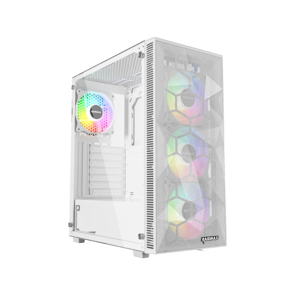 Raidmax Kuciste Raidmax Talos window/White, 4x 120mm FRGB/650W/RT650RGBW