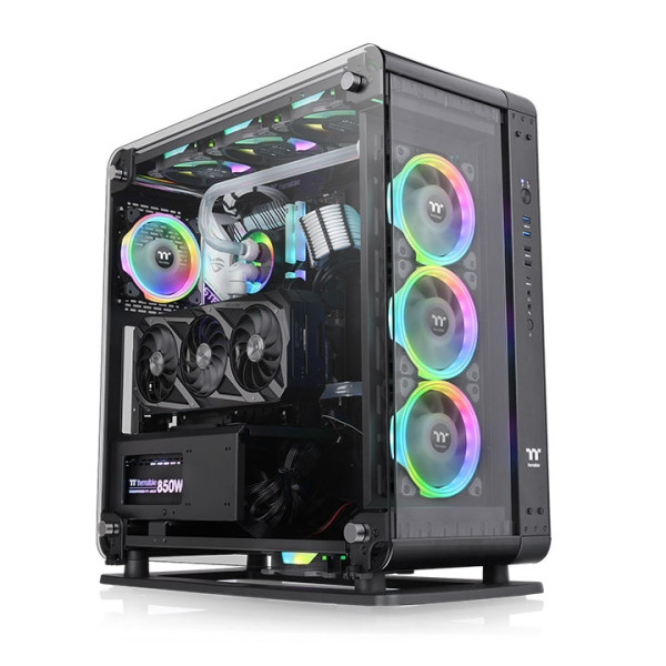 Thermaltake Kućište Thermaltake Core P6 TG Black/Wall Mount/Glass*3/CA-1V2-00M1WN-00