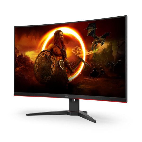 AOC Monitor 31.5″ AOC C32G2ZE/BK VA 1920×1080/240Hz/1ms/2xHDMI/DP/FreeSync