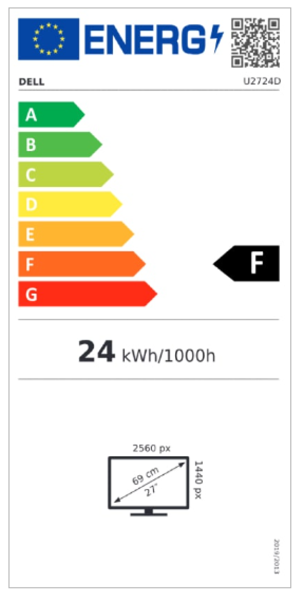 Dell Monitor 27″ Dell U2724D IPS 2560×1440/120Hz/8ms/HDMI/DP/USB-A/USB-C/pivot