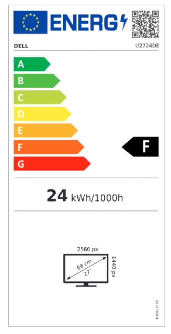 Dell Monitor 27″ Dell U2724DE IPS 2560×1440/120Hz/5ms/HDMI/DP/USB/RJ45