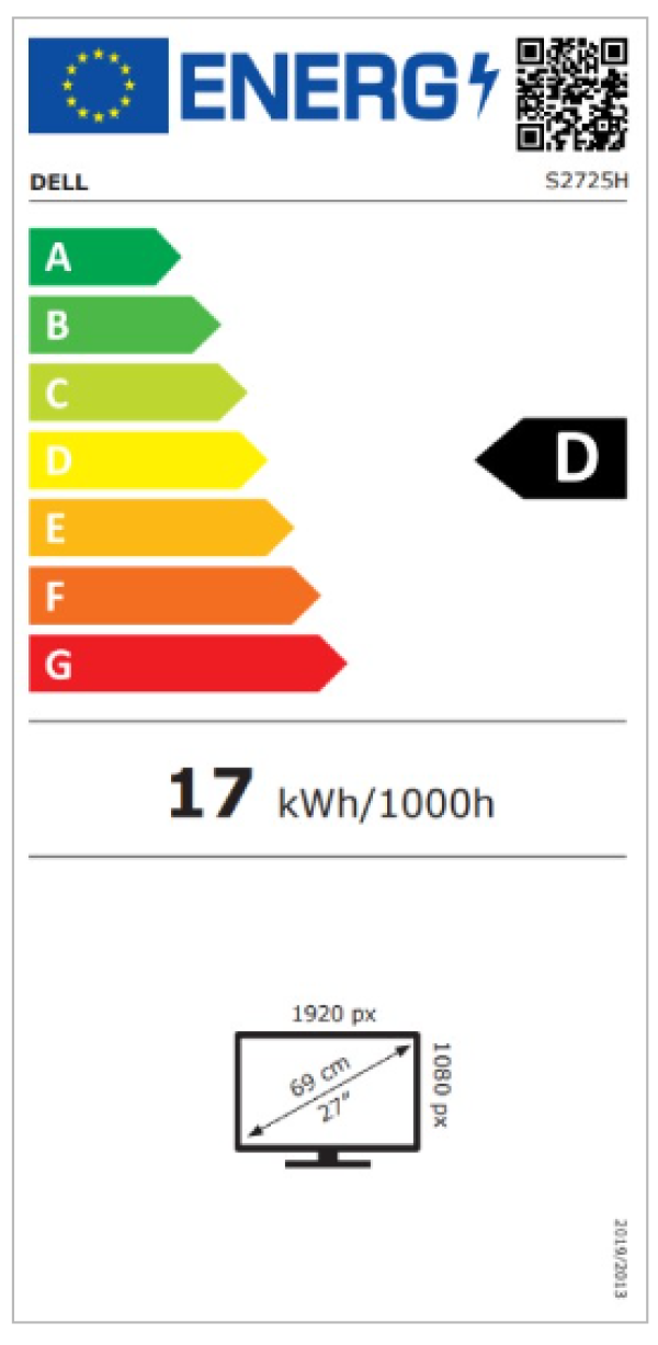 Dell Monitor 27″ Dell S2725H IPS 1920×1080/100Hz/4ms/2xHDMI/zvučnici