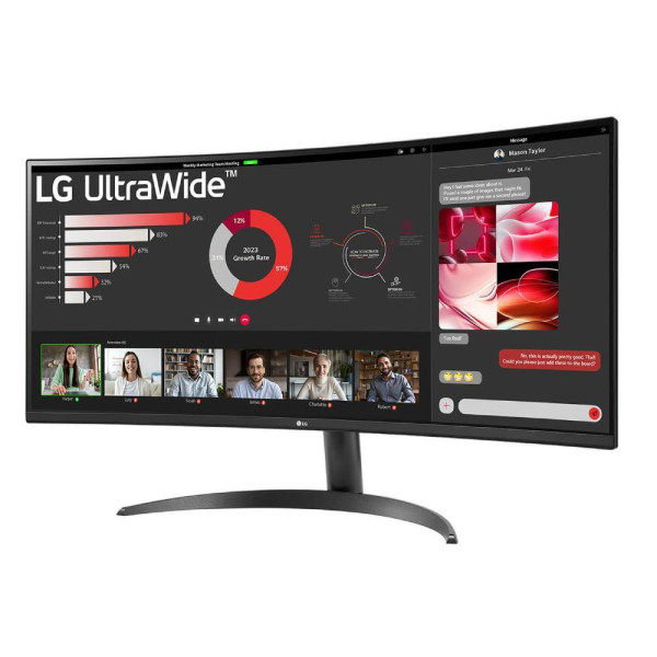 LG Monitor 34″ LG 34WR50QK-B VA 3440×1440/100Hz/5ms/2xHDMI/DP