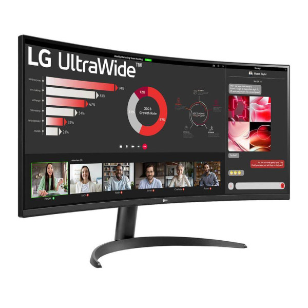 LG Monitor 34″ LG 34WR50QK-B VA 3440×1440/100Hz/5ms/2xHDMI/DP