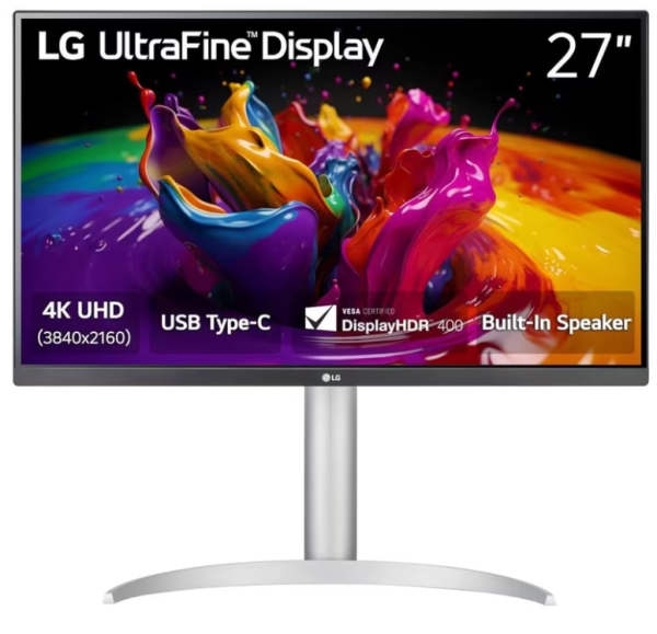 LG Monitor 27″ LG 27UP850K-W IPS 3840×2160/60Hz/5ms/2xHDMI/DP/USB/Pivot
