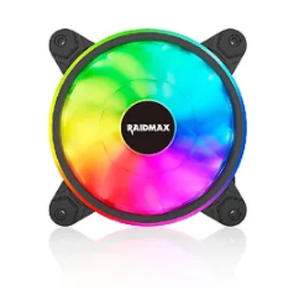 Raidmax Raidmax A120SB 120x120mm FRGB Black (Retail Pack), molex