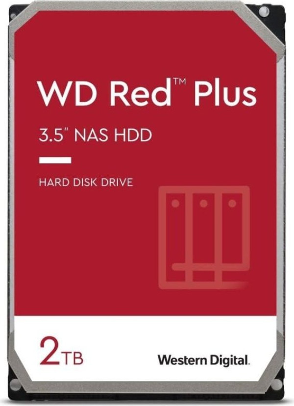 WD HDD WD 2TB WD20EFPX 5400rpm 256MB RED Plus NAS