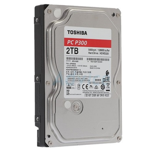 TOSHIBA HDD TOSHIBA 2TB HDWD220UZSVA SATA3 128MB