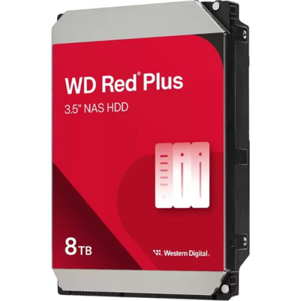 WD HDD WD 8TB WD80EFPX Red Plus 5640RPM 256MB