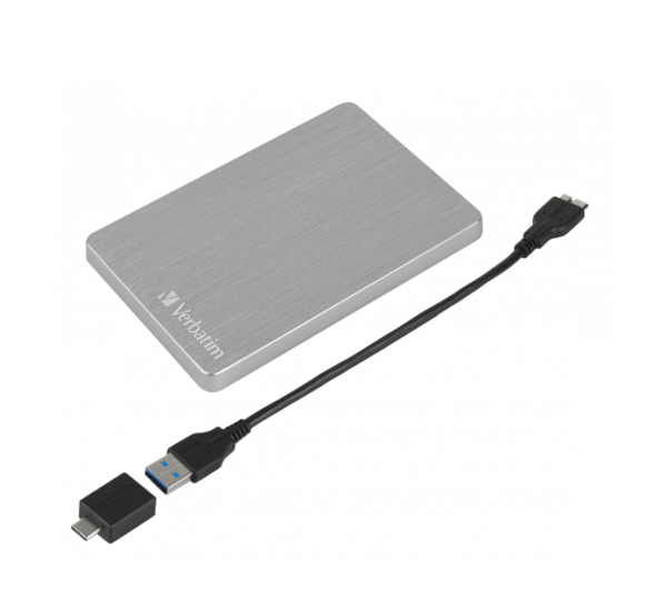 Verbatim HDD E2.5″ Verbatim 2TB USB 3.2 Store’n’Go 53666, Silver