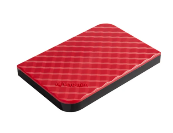 Verbatim HDD E2.5″ Verbatim 1TB USB 3.0 Store’n’Go 53203, Red