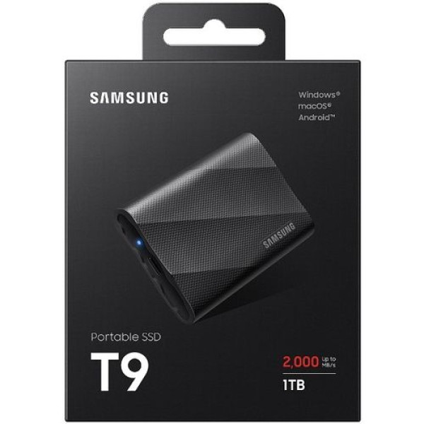 Samsung Eksterni SSD 1TB Samsung T9 USB 3.2 Gen2 MU-PG1T0B/EU