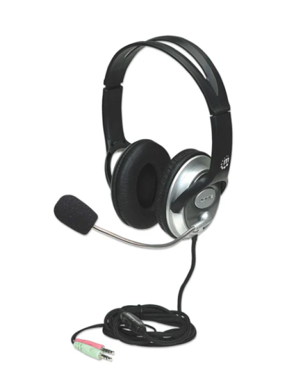 Manhattan Slušalice sa mikrofonom Manhattan Classic 175555, black