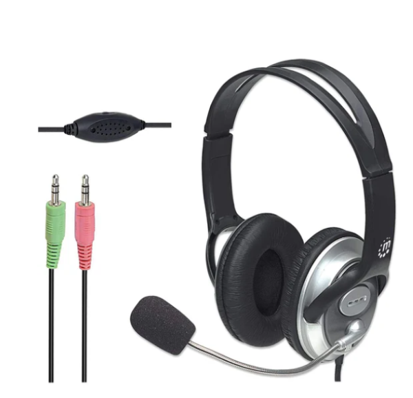 Manhattan Slušalice sa mikrofonom Manhattan Classic 175555, black