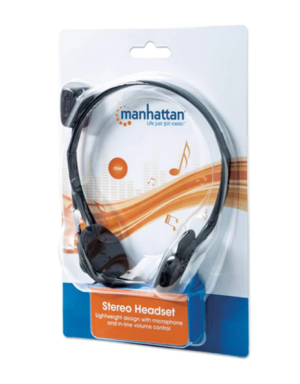 Manhattan Slušalice sa mikrofonom Manhattan 164429. 2×3.5mm black