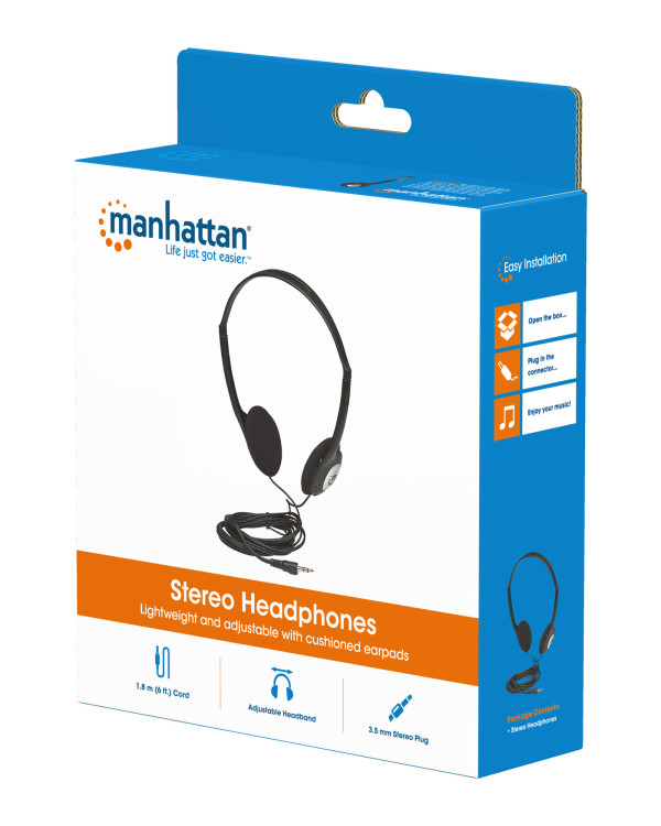 Manhattan Slušalice Manhattan Stereo 177481, 2×3.5mm black