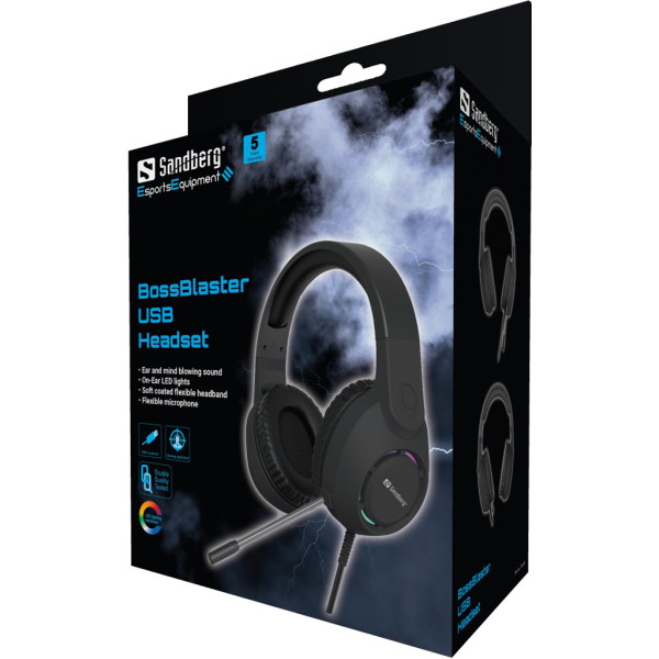 Sandberg Slušalice Sandberg BossBlaster USB Headset 126-49