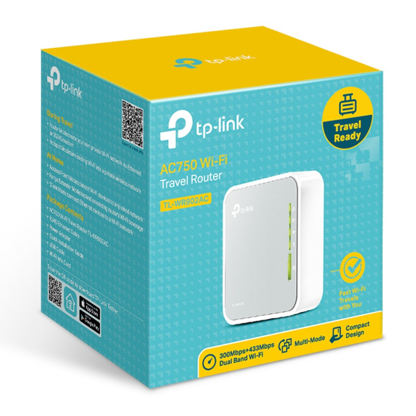 TP-Link LAN Router TP-LINK TL-WR902AC AC750/AP/RE