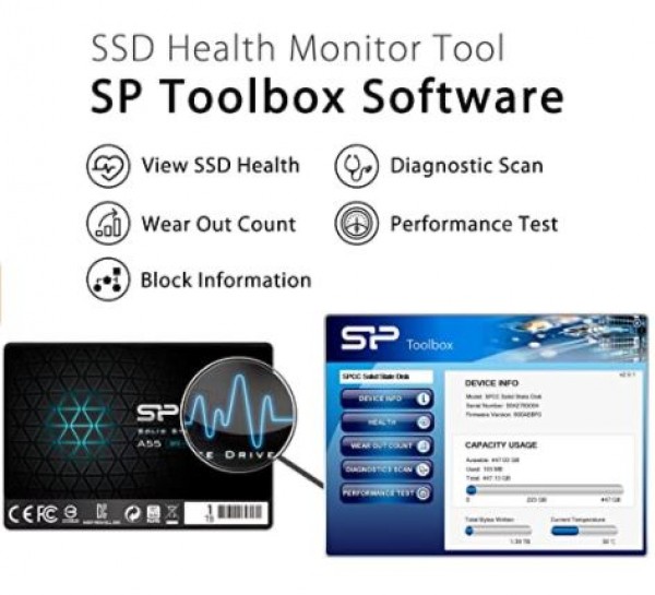 SILICON POWER SSD Silicon Power 1TB Ace A55 2,5″ SATA3 SP001TBSS3A55S25