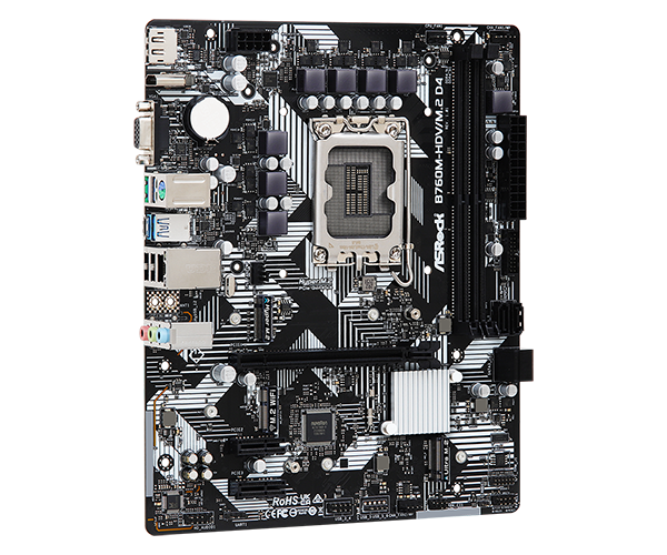 ASRock MB s1700 ASRock B760M-HDV/M.2 D4 90-MXBL40-A0UAYZ
