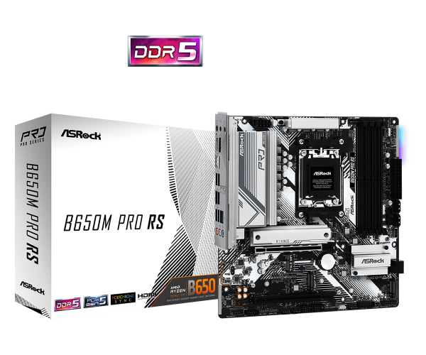 ASRock MB AM5 ASRock B650M PRO RS 90-MXBLP0-A0UAYZ