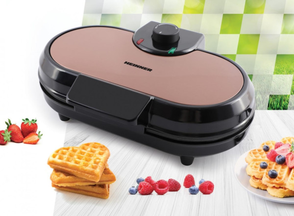 Heinner Aparat za galete HEINNER HWF-1000CR 1000W/dupli/crni