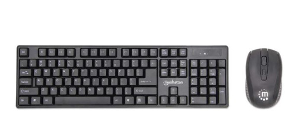 Manhattan Tastatura+miš Wireless Manhattan 178990 US, crna