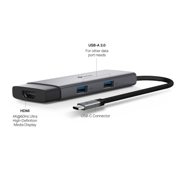 TP-Link Docking station TP-Link UH5020C USB-C HDMI/2xUSB 3.0/USB-C/PD 100W