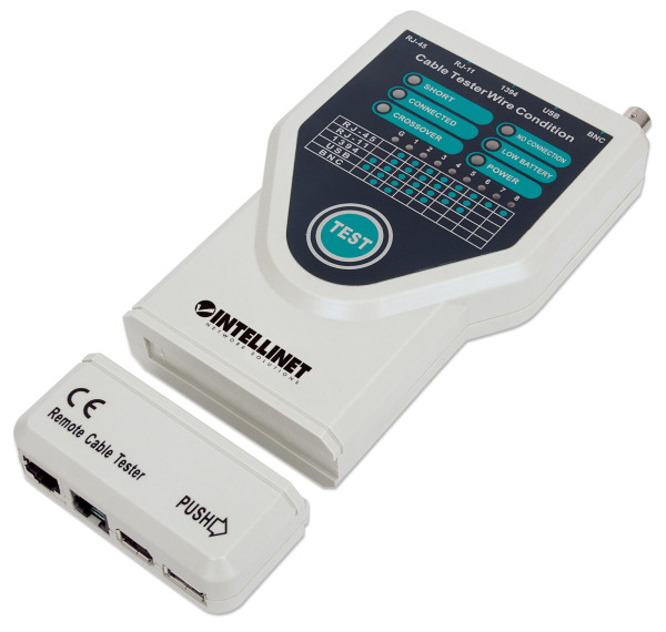 Intellinet Tester mrežni Intellinet 780094 RJ45/RJ11/USB/BNC