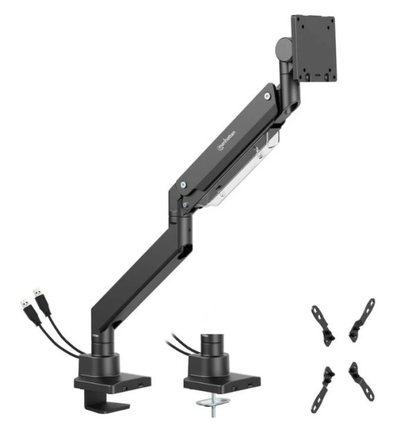 Manhattan Nosač za monitor Manhattan USB port 462594 17″-57″