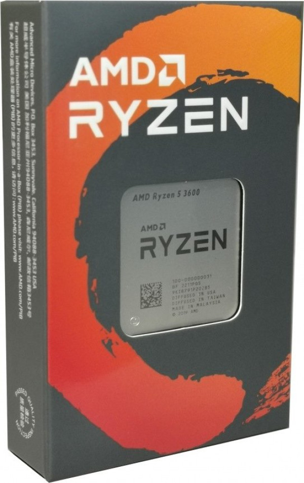 AMD CPU AM4 AMD Ryzen 5 3600 6C/12T 3.60-4.20GHz 100-100000031AWOF