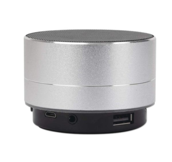 Manhattan Bluetooth zvučnik Manhattan 165327 LED, 3W metalic