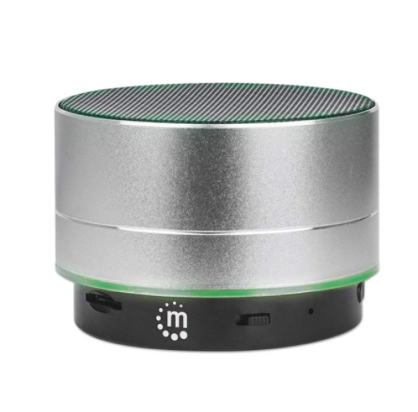 Manhattan Bluetooth zvučnik Manhattan 165327 LED, 3W metalic