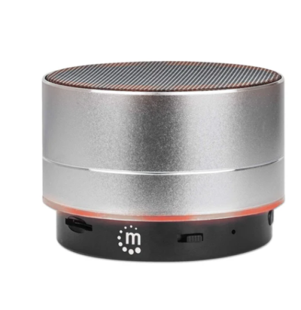 Manhattan Bluetooth zvučnik Manhattan 165327 LED, 3W metalic