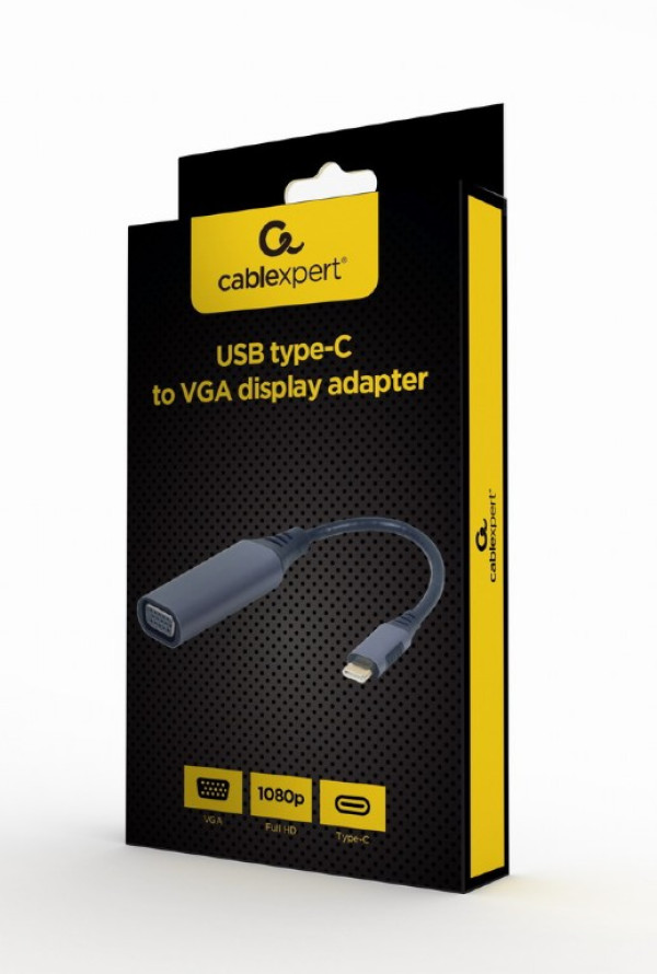Cablexpert Adapter Cablexpert A-USB3C-VGA-01 USB-C – VGA