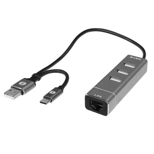 S-link Adapter USB S-link SW-U222 USB 2.0/USB-C na LAN 10/100Mbps
