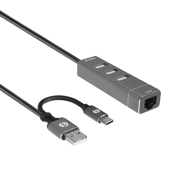 S-link Adapter USB S-link SW-U222 USB 2.0/USB-C na LAN 10/100Mbps