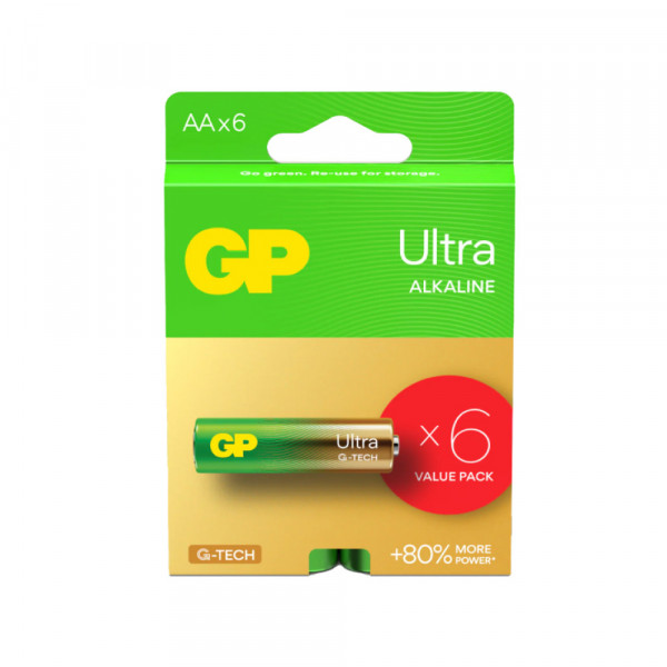 Gp Baterija GP ultra alkalna LR06 AA 4+2