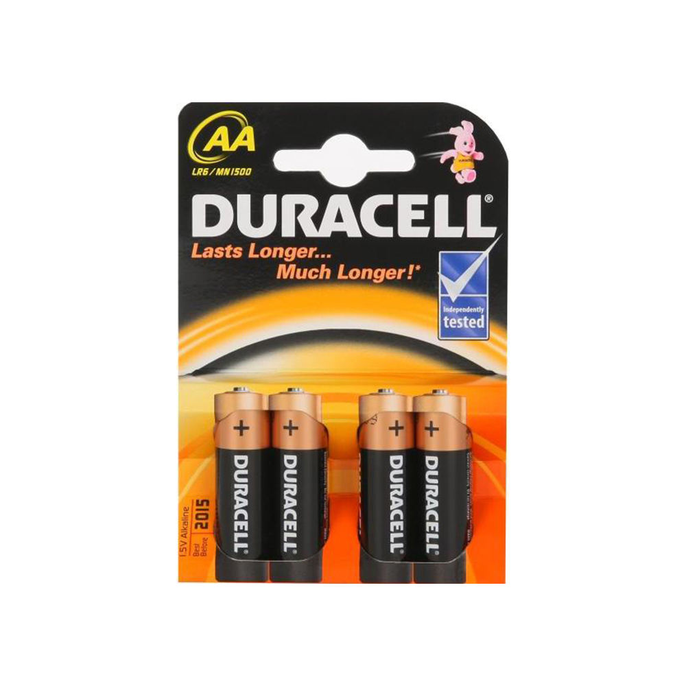 Duracell Baterija LR 6 alkalna Duracell AA 1/4 blister