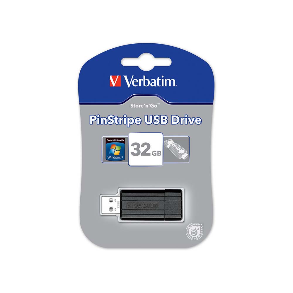 Verbatim Flash USB 32GB Verbatim 2.0 PinStripe
