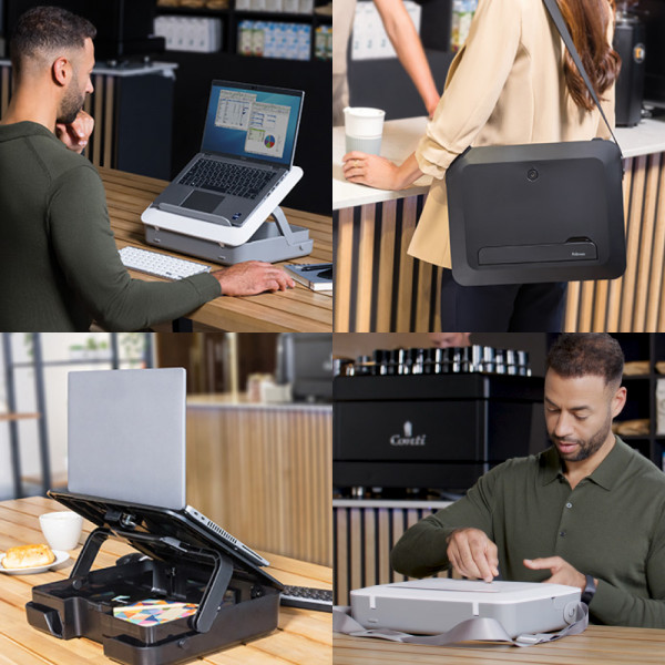 Fellowes Carry case sa postoljem za laptop Fellowes Breyta bela 100016565