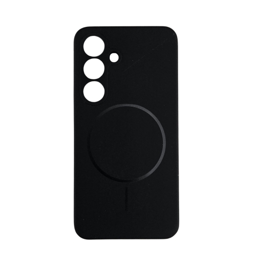 Silikonska futrola Magsafe LUX Samsung S25 + CRNA