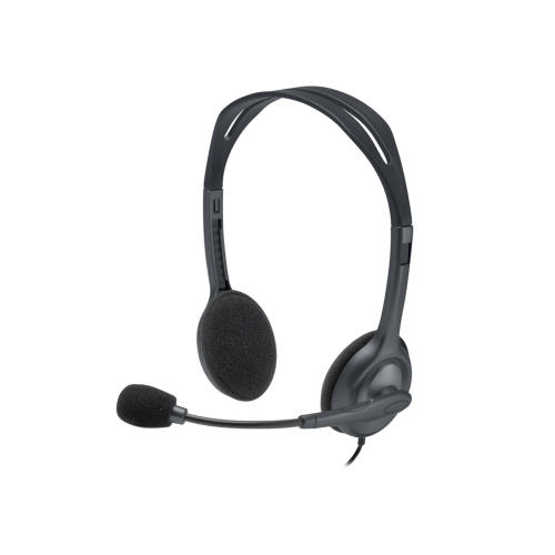 LOGITECH H111 Corded Stereo Headset – BLACK -slušalice sa kablom crne- 3.5 MM