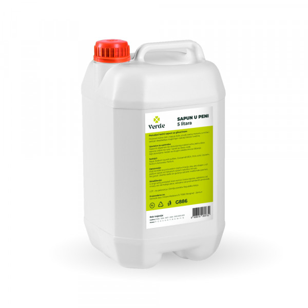 Verde Pro Tečni sapun u peni VERDE 5 litara