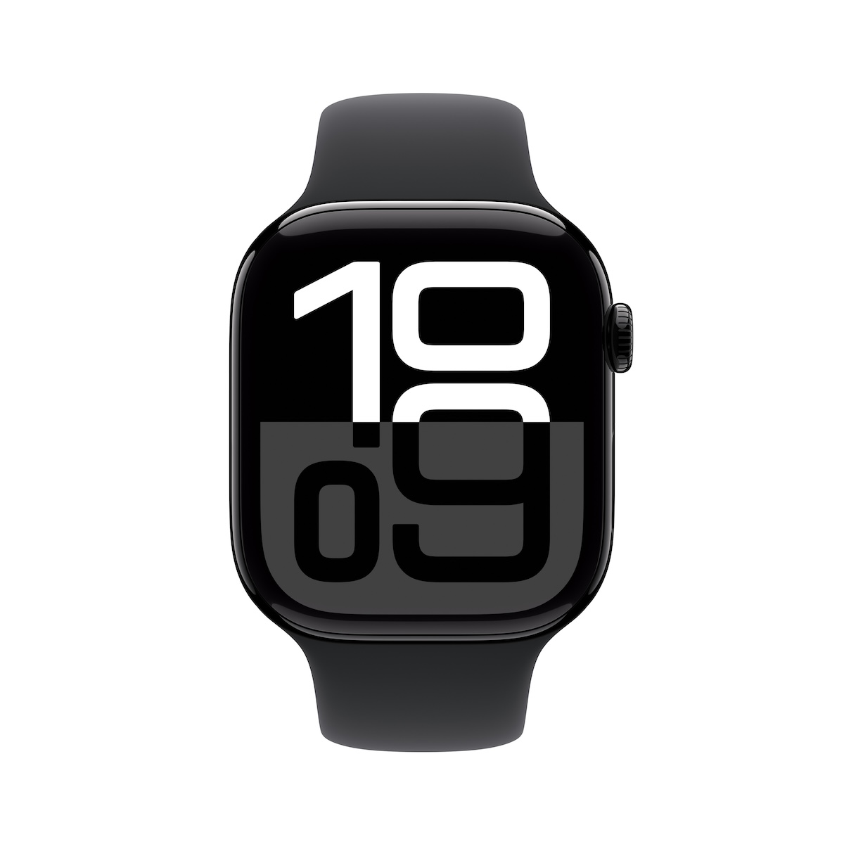 Apple Apple Watch Series 10 GPS 42mm Jet Black Aluminium Case with Black Sport Band – M/L