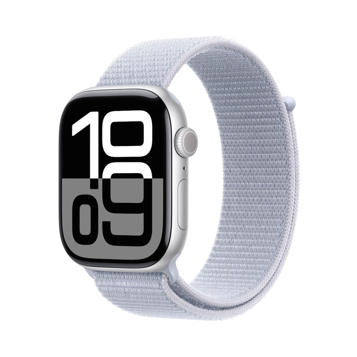 Apple Apple Watch Series 10 GPS 46mm Silver Aluminium Case with Blue Cloud Sport Loop