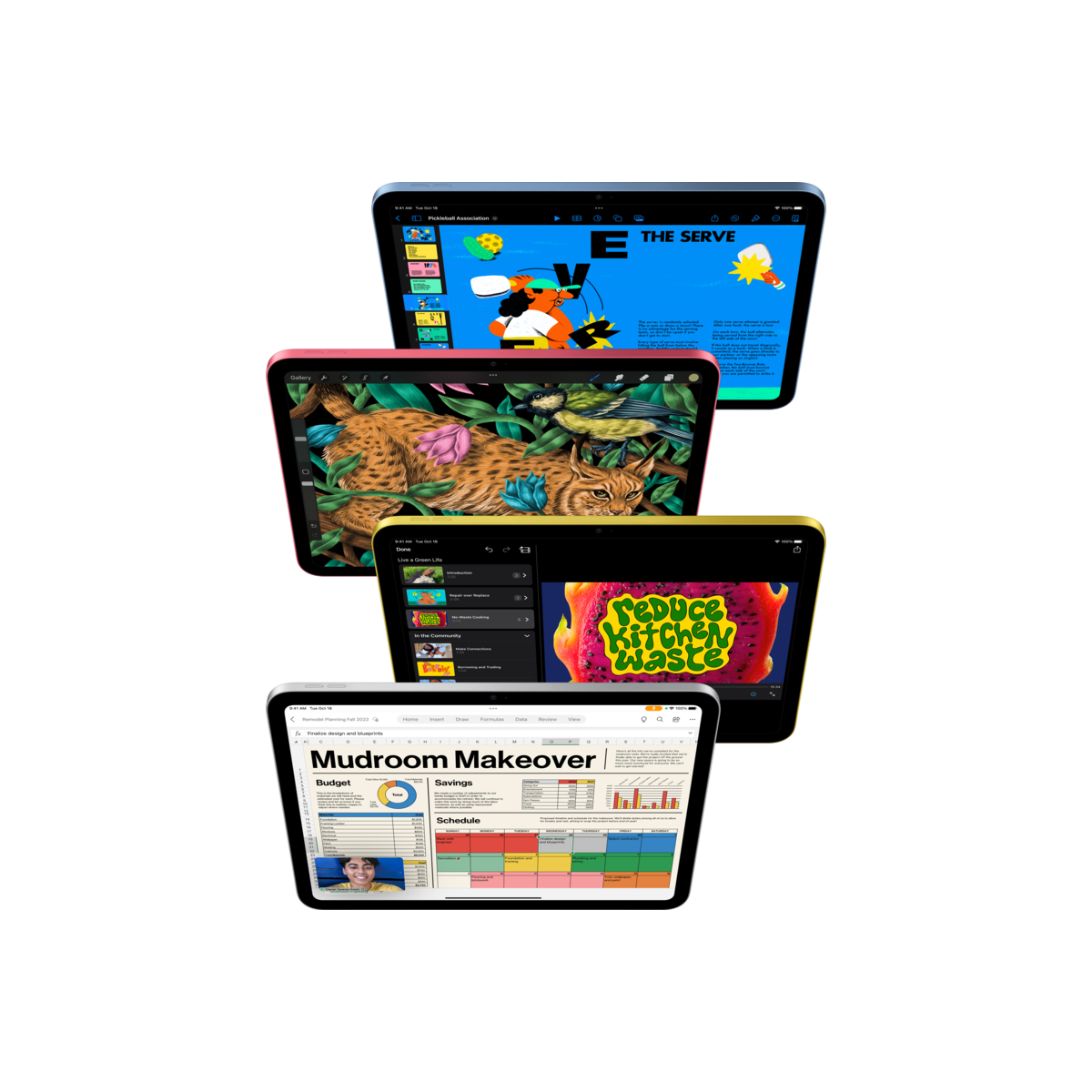 Apple Apple 10.9-inch iPad (10th) Wi-Fi 64GB – Silver